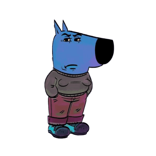 Funny Dog Character 1